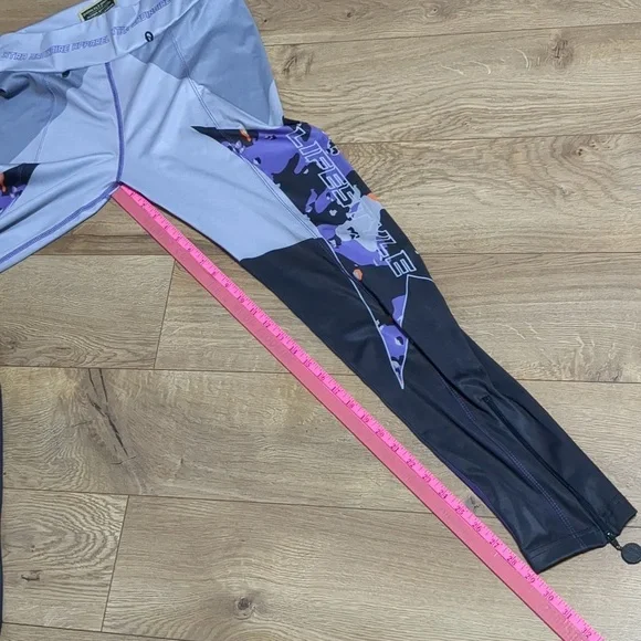 XOA Xtraordinary Apparel purple leggings size Large - Picture 10 of 13